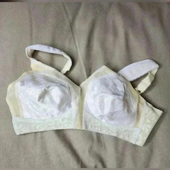 Original Comfort Strap Playtex 18 Hour Bra 4693 Soft Cup 36C White Womens NOS - Picture 4 of 5